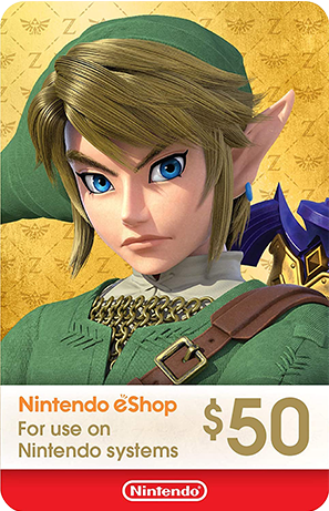 Free Nintendo Gift Card Codes $50