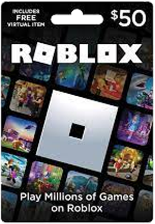 Free Roblox Gift Card Codes $50