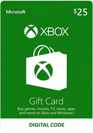 Free Xbox Gift Card Codes $25